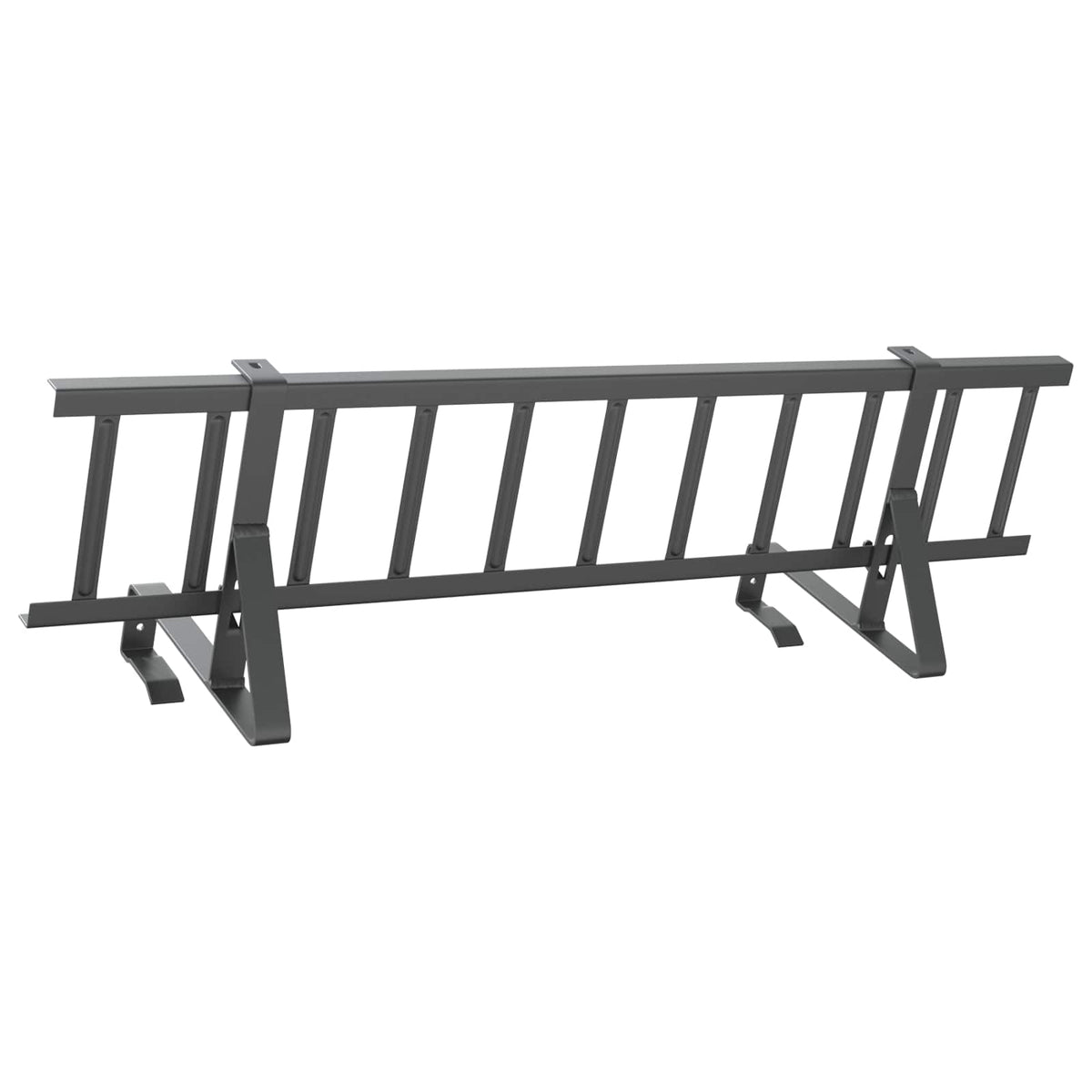 Vidaxl dak sneeuwbeugel antraciet 100 x 29,5 x 34,5 cm staal