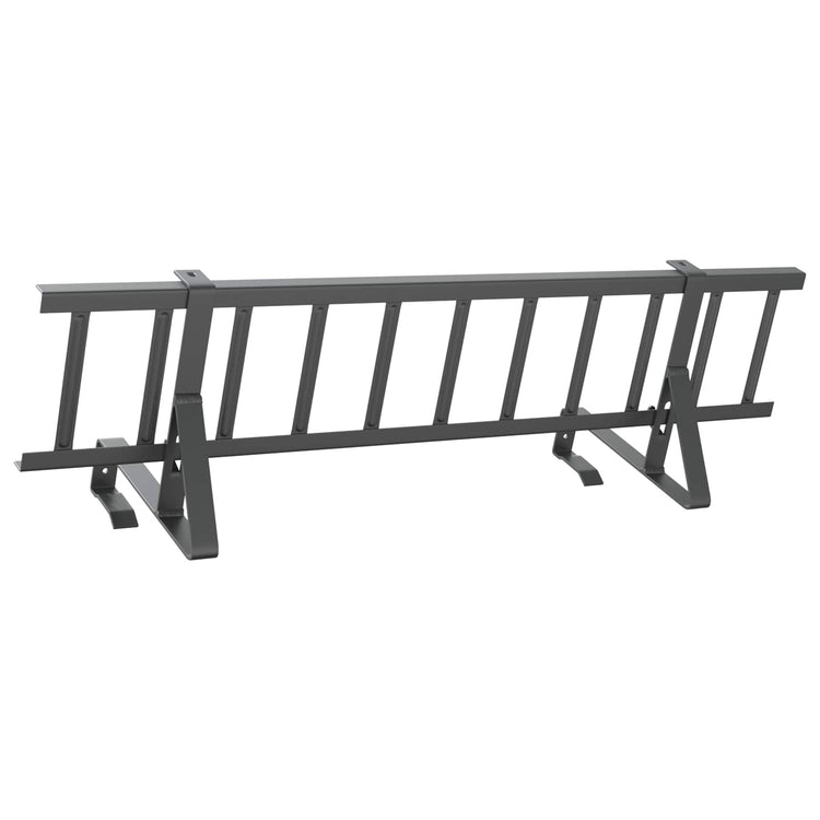 Vidaxl dak sneeuwbeugel antraciet 100 x 29,5 x 34,5 cm staal