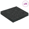Vidaxl rubberen pad zwart rubber