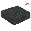 Vidaxl rubberen pad zwart rubber