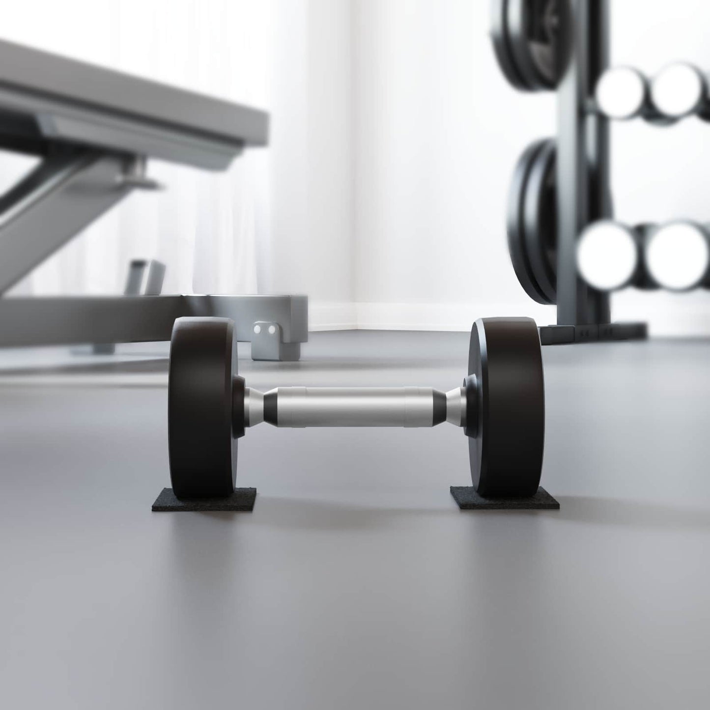 Vidaxl rubberen pad zwart rubber