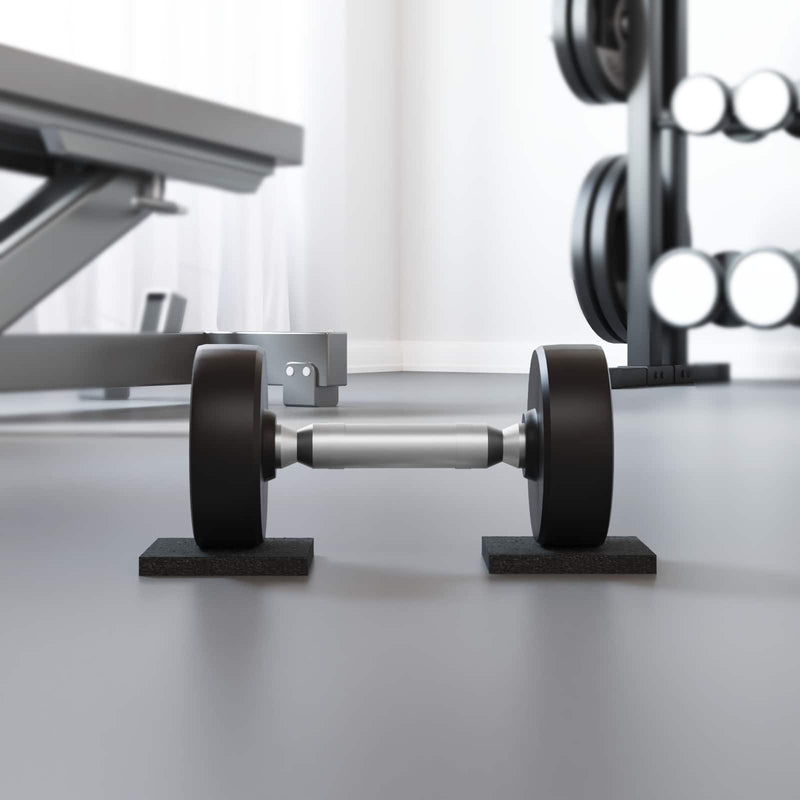 Vidaxl rubberen pad zwart rubber