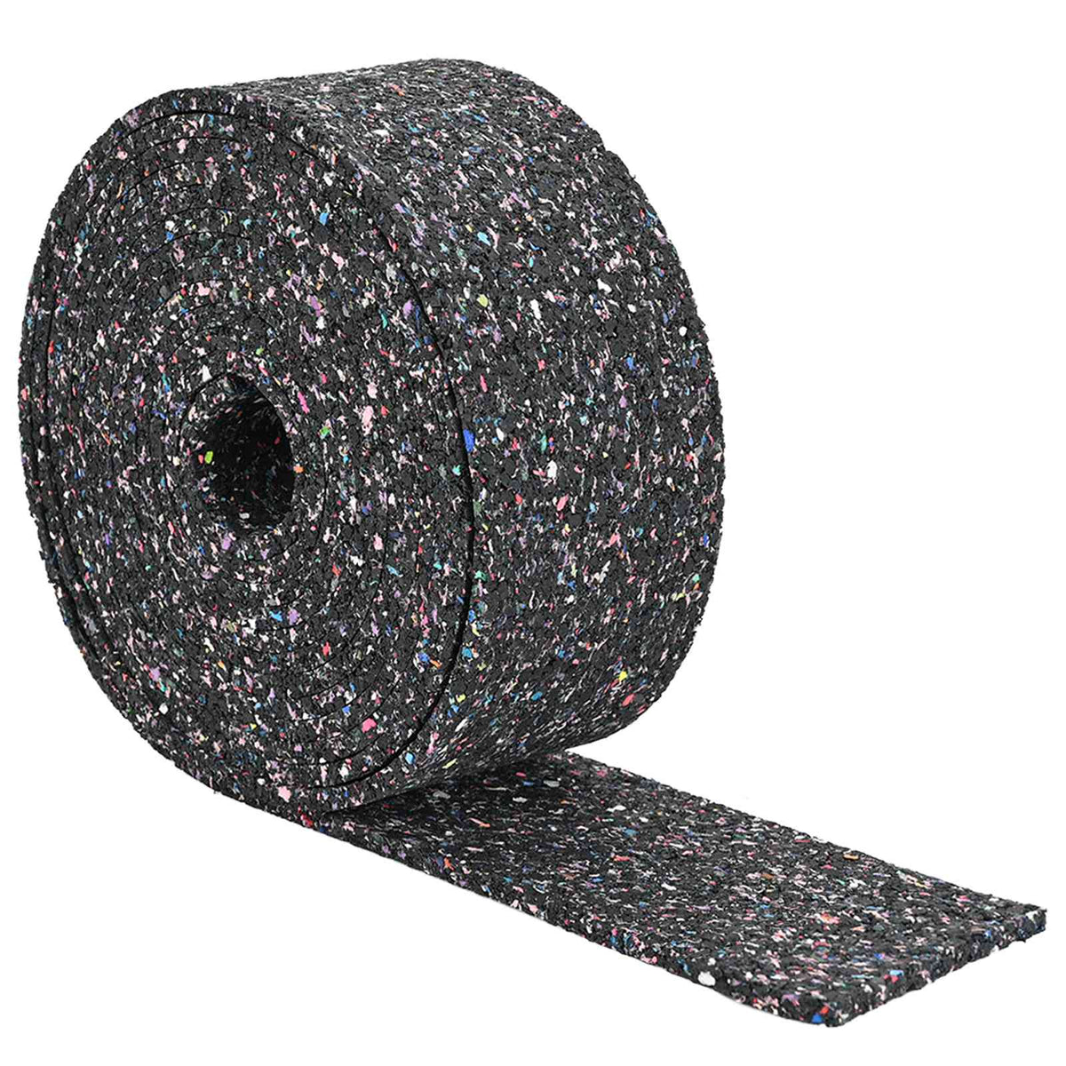 Vidaxl rubberen roller zwart rubber