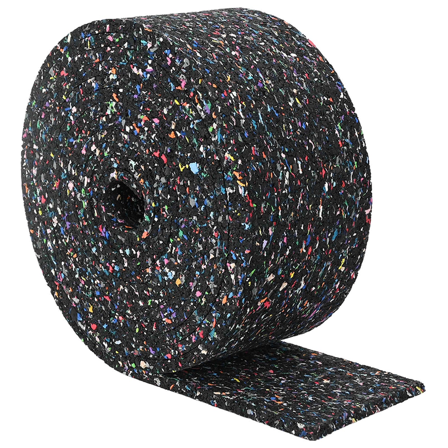 Vidaxl rubberen roller zwart rubber