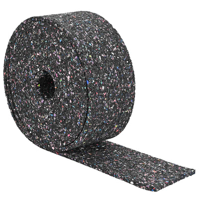 Vidaxl rubberen roller zwart rubber