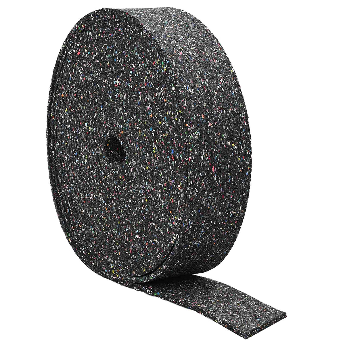 Vidaxl rubberen roller zwart 2000 x 10 x 0,6 cm rubber