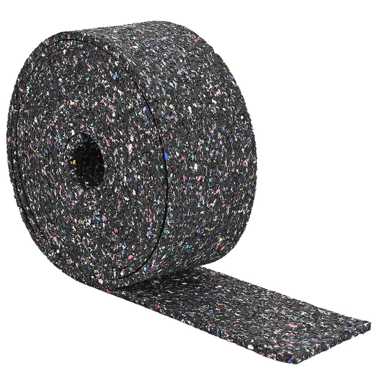 Vidaxl rubberen roller zwart rubber