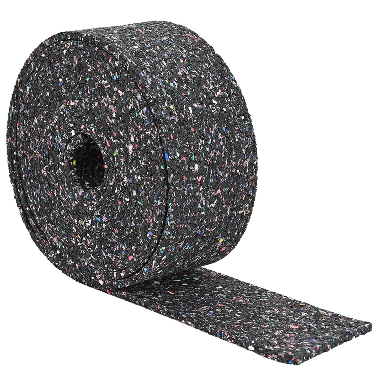 Vidaxl rubberen roller zwart rubber