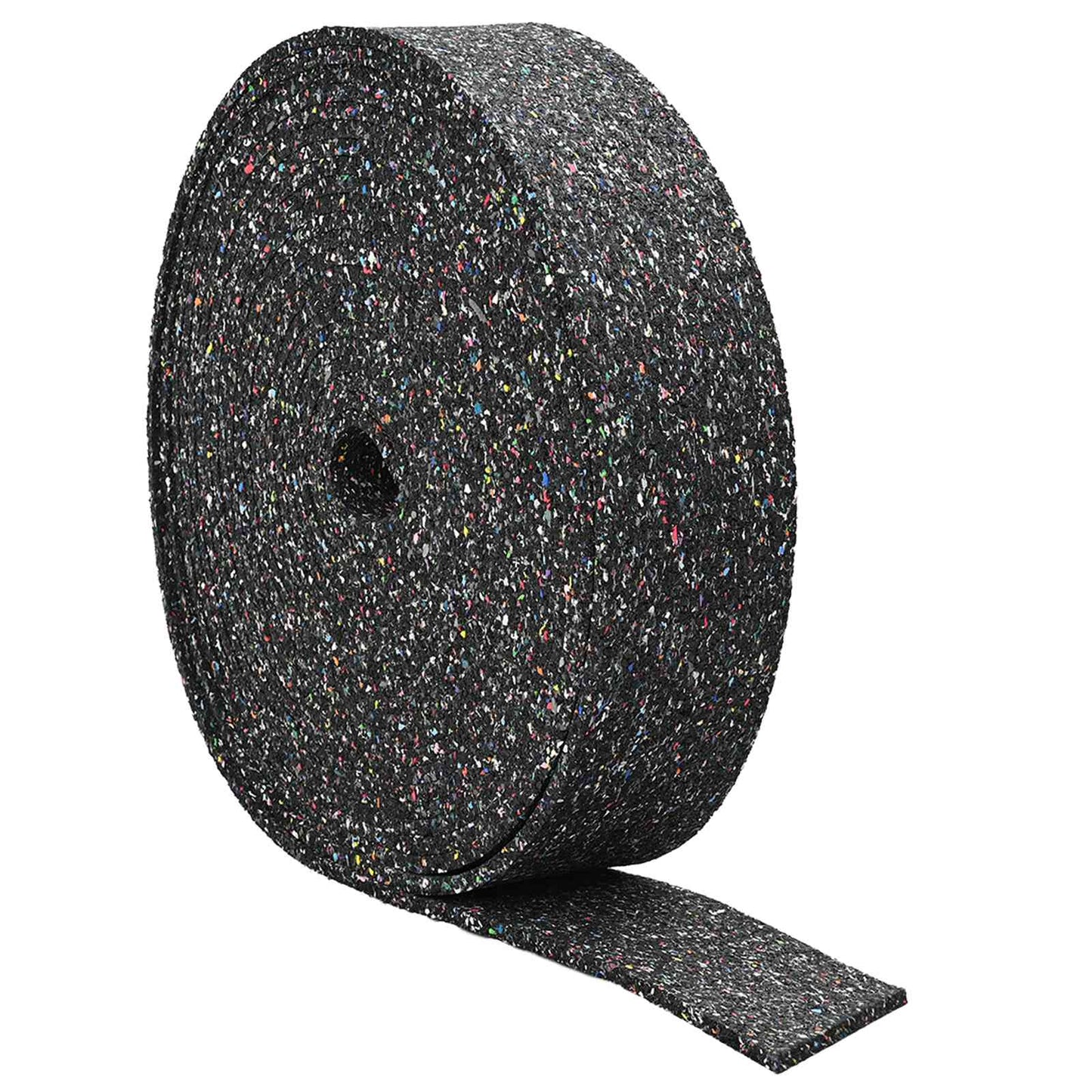 Vidaxl rubberen roller zwart rubber