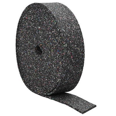 Vidaxl rubberen roller zwart rubber