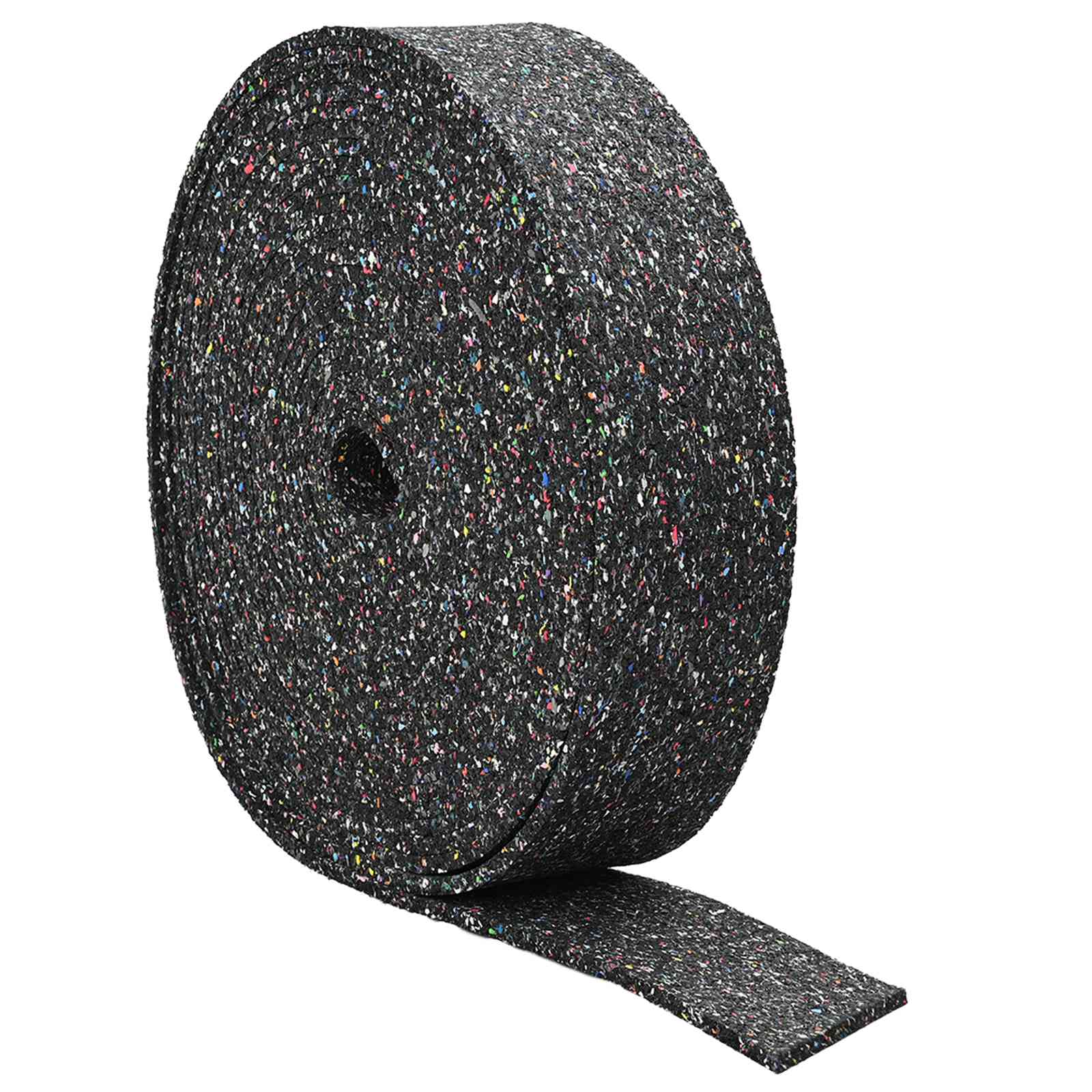 Vidaxl rubberen roller zwart rubber