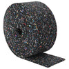 Vidaxl rubberen roller zwart rubber