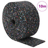 Vidaxl rubberen roller zwart rubber