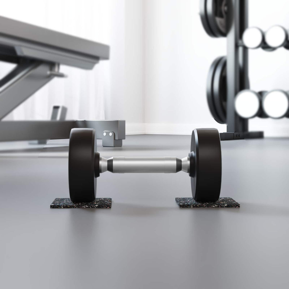 Vidaxl rubberen roller zwart 2000 x 12 x 0,3 cm rubber