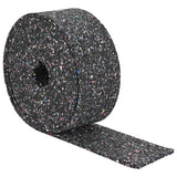 Vidaxl rubbergranulaatrol zwart 500 x 12 x 0,8 cm rubber - afbeelding 2