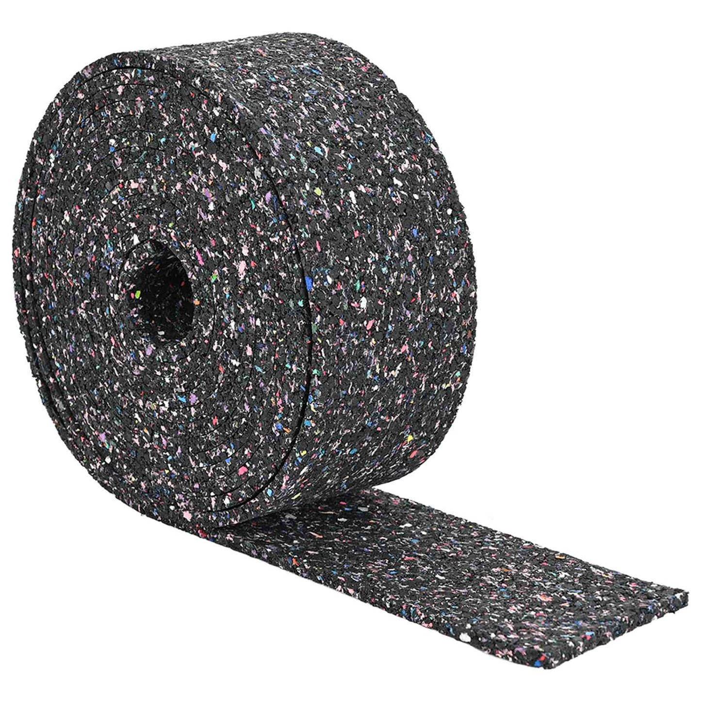 Vidaxl rubberen roller zwart rubber