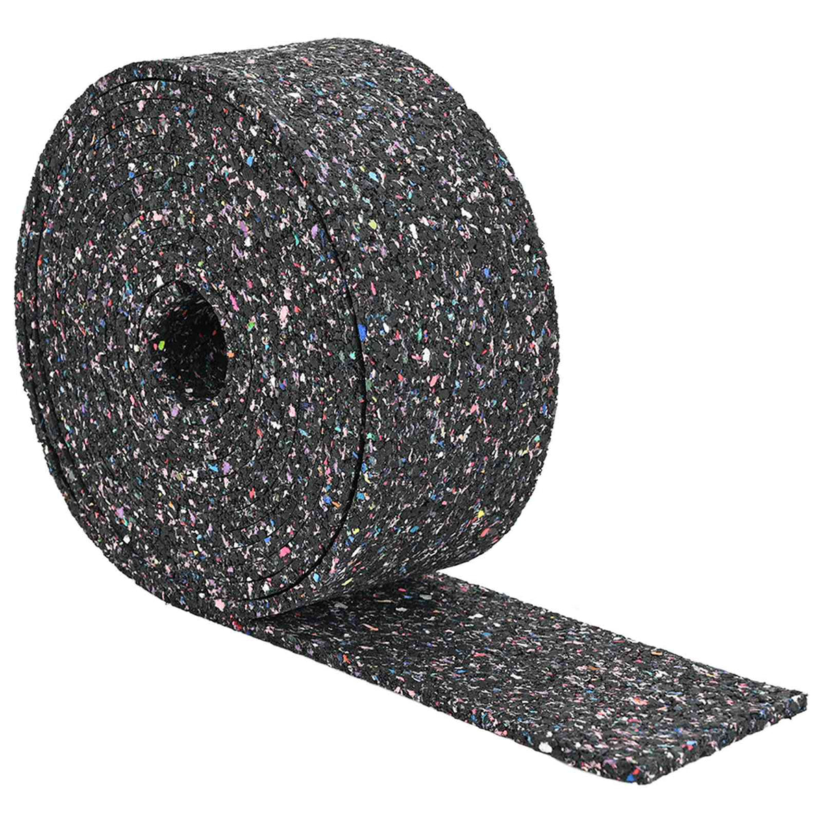 Vidaxl rubberen roller zwart rubber