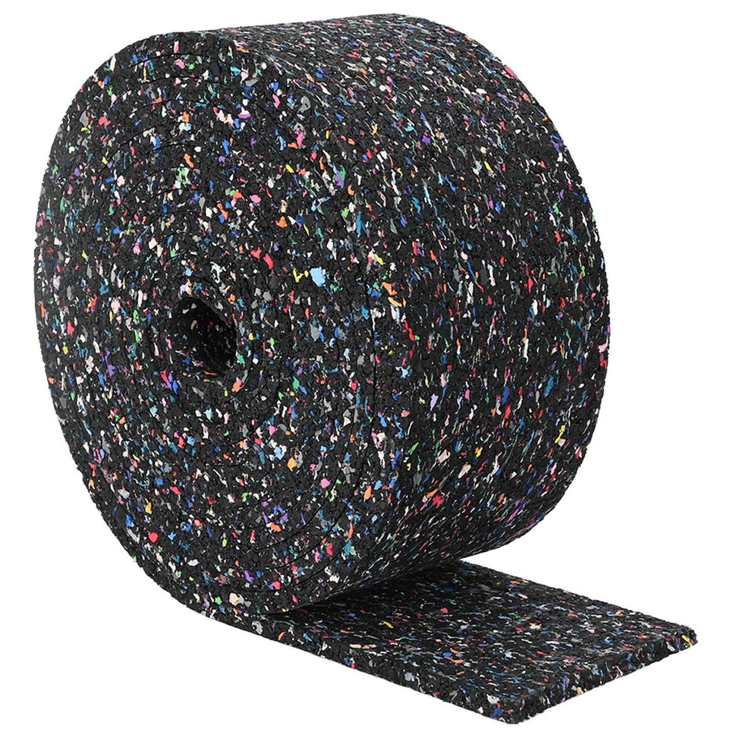 Vidaxl rubberen roller zwart rubber