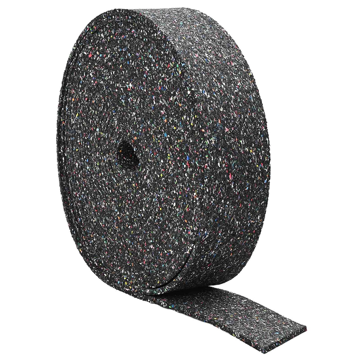 Vidaxl rubberen roller zwart rubber