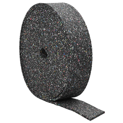 Vidaxl rubberen roller zwart rubber