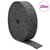 Vidaxl rubberen roller zwart rubber
