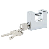 Vidaxl hangslot 12 st zilver staal - afbeelding 2