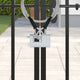 Vidaxl hangslot 2 st zilver staal