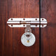 Vidaxl discusloten met sleutels 6 pcs zilver 6 x 2.3 x 6 cm