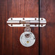 Vidaxl discusloten met sleutels 6 pcs zilver 9 x 2.8 x 9 cm