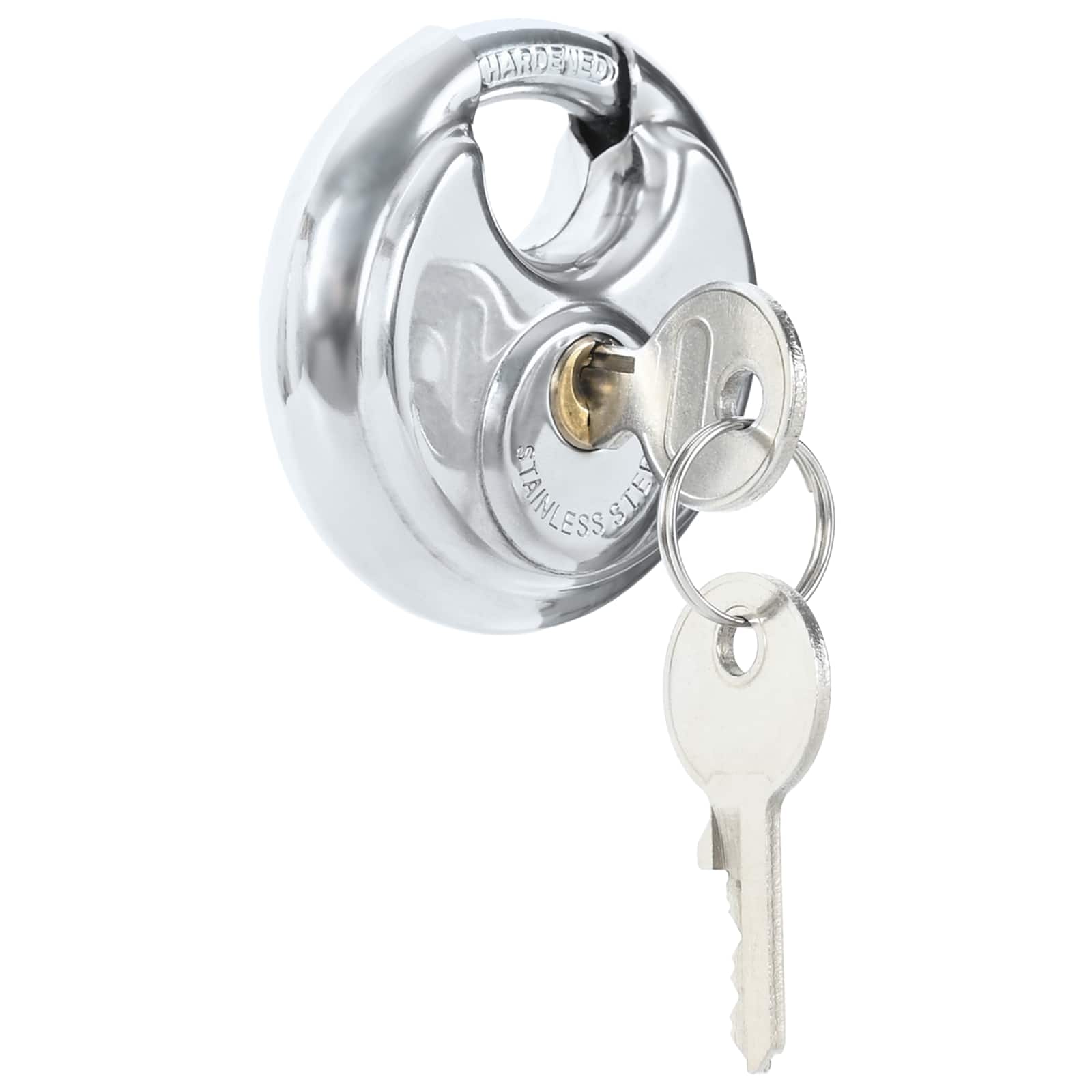 Vidaxl discusloten met sleutels 12 pcs zilver 9 x 2.8 x 9 cm
