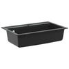 Vidaxl wasbak zwart 795 x 505 mm graniet