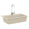 Vidaxl wasbak beige 795 x 505 mm graniet