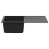 Vidaxl wasbak zwart 780 x 500 mm 80% kwarts en 20% hars