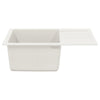 Vidaxl wasbak wit 620 x 500 mm 80% kwarts en 20% hars