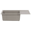 Vidaxl wasbak grijs 780 x 500 mm 80% kwarts en 20% hars