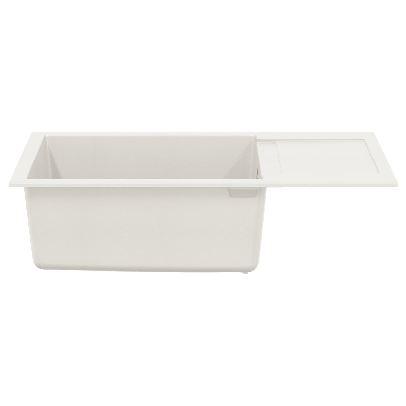 Vidaxl wasbak wit 780 x 500 mm 80% kwarts en 20% hars