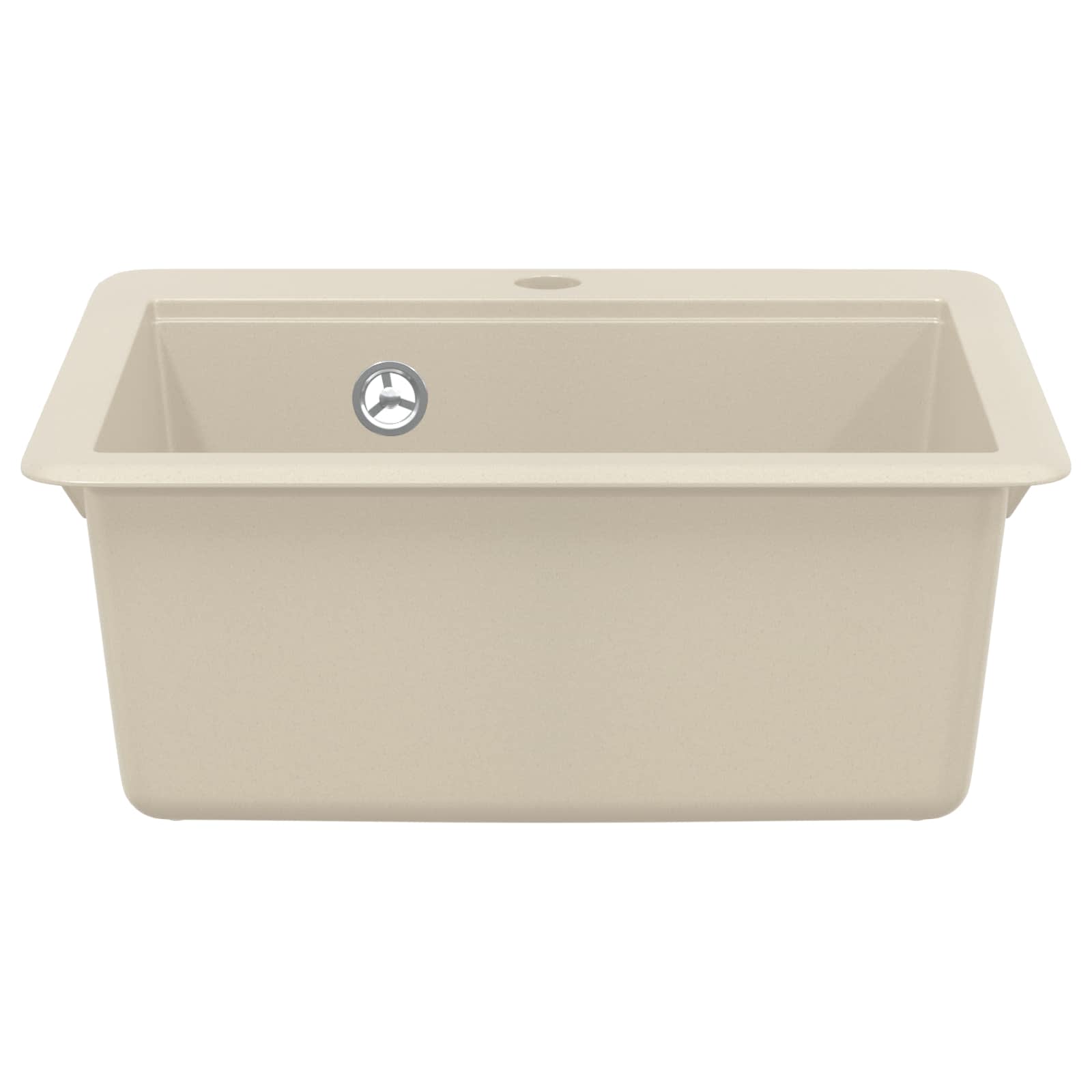 Vidaxl wasbak beige 470 x 440 mm graniet
