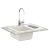 Vidaxl wasbak wit 560 x 460 mm 80% kwarts en 20% hars