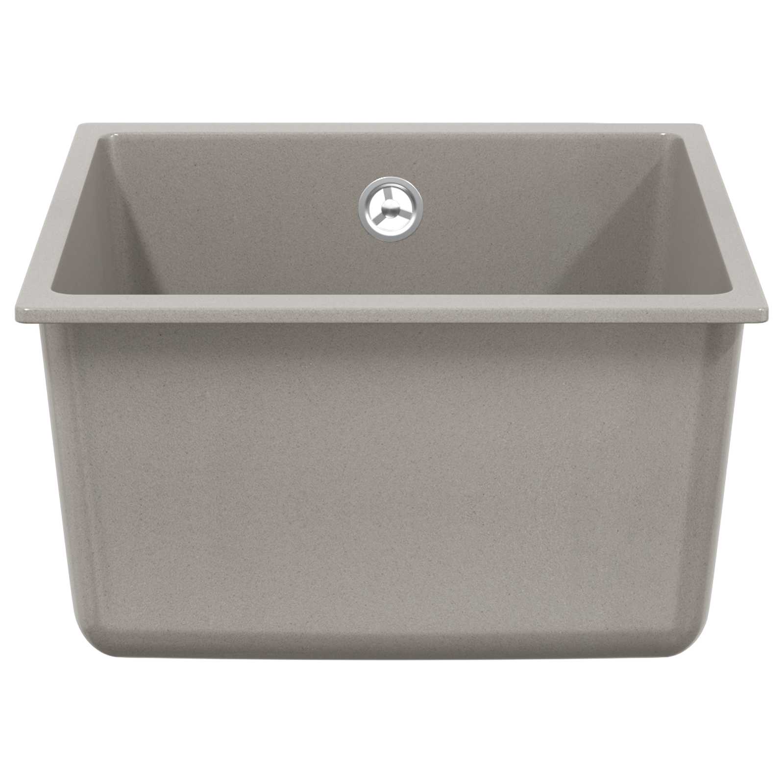 Vidaxl wasbak grijs 370 x 460 mm 80% kwarts en 20% hars