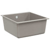 Vidaxl wasbak grijs 430 x 460 mm 80% kwarts en 20% hars