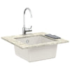 Vidaxl wasbak wit 430 x 460 mm 80% kwarts en 20% hars