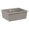 Vidaxl wasbak grijs 530 x 460 mm 80% kwarts en 20% hars