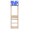Vidaxl speeltoren bruin 52,5 x 46,5 x 195 cm massief grenenhout
