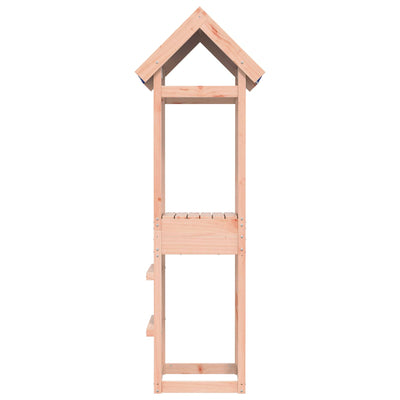 Vidaxl speeltoren bruin 52,5 x 46,5 x 195 cm massief douglas hout