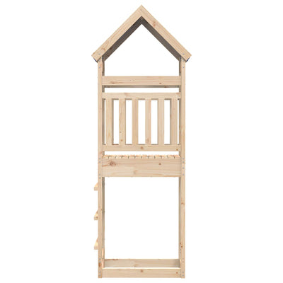 Vidaxl speeltoren bruin 52,5 x 85 x 265 cm massief grenenhout