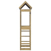 Vidaxl speeltoren bruin 52,5 x 85 x 239 cm massief geïmpregneerd hout