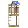 Vidaxl speeltoren bruin 85 x 52,5 x 239 cm massief geïmpregneerd hout