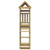 Vidaxl speeltoren bruin 85 x 52,5 x 239 cm massief geïmpregneerd hout