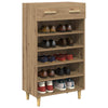 Vidaxl schoenenkast ambachtelijk eiken 60 x 35 x 105 cm bewerkt hout