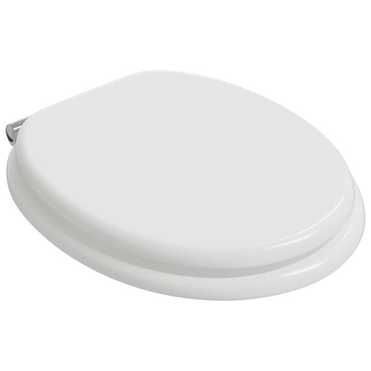 Vidaxl zachte sluit toiletbril wit 44 x 38 cm mdf-plaat